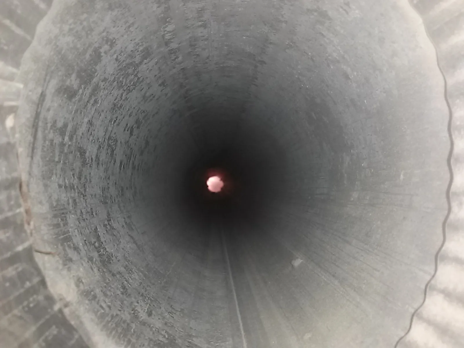 Documented duct interior from a Cool Breeze job