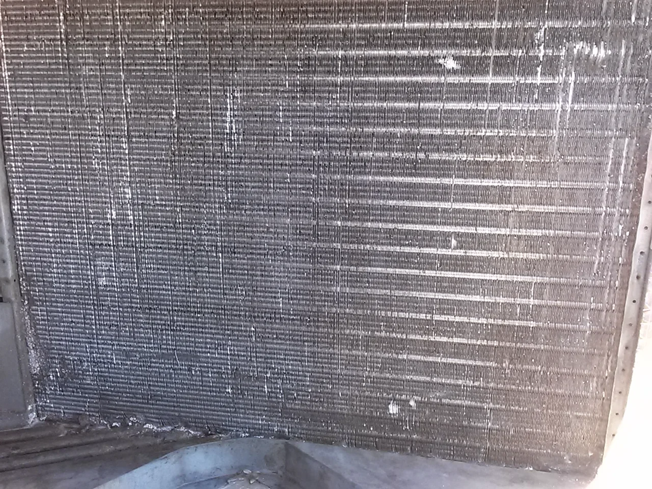 The same ductwork after cleaning